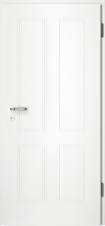 Weiße gefräste Tür Arto 40 ohne Glaseinsatz (Arto-40)