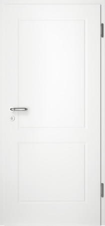 Weiße gefräste Tür Chello 20 ohne Glaseinsatz (Chello-20)