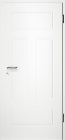 Weiße gefräste Tür Chello 41 ohne Glaseinsatz (Chello-41)